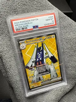 PSA 10 Archaludon ex 224/191 Pokemon Sv08: Surging Sparks Holo GEM MT 10 - Image 3