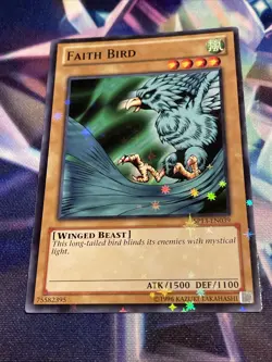 Yu-Gi-Oh! TCG Faith Bird SP13-EN039 Starfoil Rare Unlimited NM/M - Image 2
