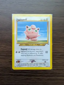 Pokemon TCG Jigglypuff Neo Destiny 44/105 Regular Unlimited Card - Image 1