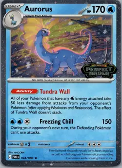 Aurorus (Perfect Order Stamped) 024/088 Holo Miscellaneous Cards Pokemon NM - Image 1