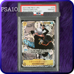 PSA 10 Law Manga ALT ART Parallel OP10-119 Japanese One Piece Card Game Japan - Image 1