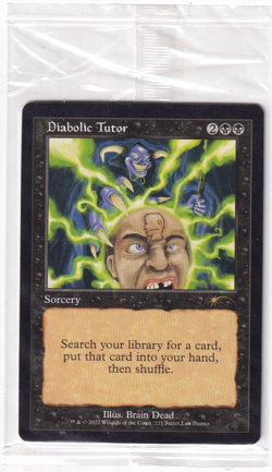 MTG Magic the Gathering Diabolic Tutor (721/1059) Secret Lair Drop Series Sealed - Image 1