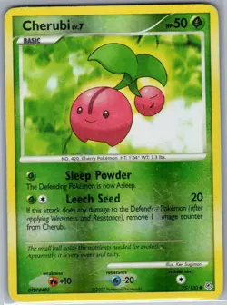 Cherubi 75/130 Reverse Holo - Diamond and Pearl - Pokemon Card - LP - Image 1