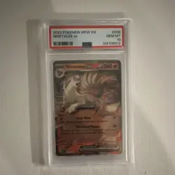 Pokemon Ninetales ex 038/165 Scarlet & Violet 151 Holo PSA 10 Graded Card 260 HP - Image 1