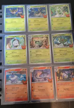 Pokemon TCG Set 'Trick or Trade" 2024, mint condition, 29 cards one card missing - Image 1