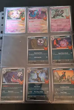 Pokemon TCG Set 'Trick or Trade" 2024, mint condition, 29 cards one card missing - Image 3