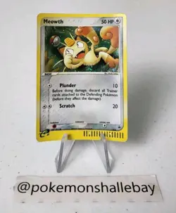 Meowth 013 - Wizards Black Star Promo *LP* Holo Pokemon Card - Image 1