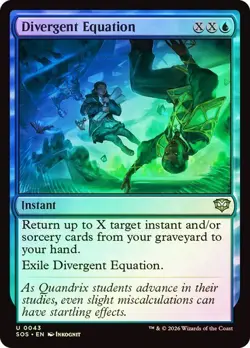 NM Foil Divergent Equation, MTG, Secrets of Strixhaven, Magic the Gathering, 43 - Image 1