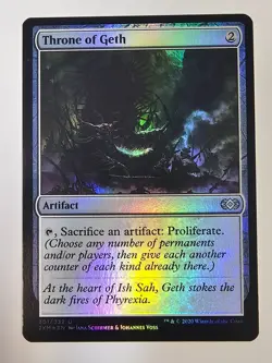 Mtg - Throne of Geth (Foil) - Double Masters - Uncommon - #301 - NM - Image 1
