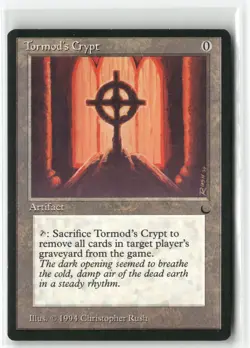 Magic: The Gathering Artifact Tormod's Crypt Tormod's Crypt Common NM - Image 1