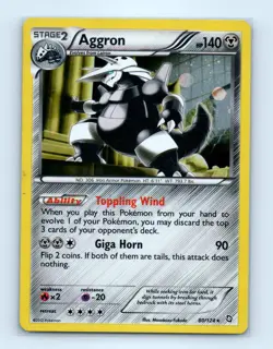 Pokemon tcg Dragons Exalted Aggron Moderately played - Image 1