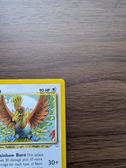 HO-OH 18/64 Neo Revelation RARE non-holo Unlimited Pokemon TCG card NM+ CLEAN! - Image 3