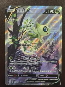 Celebi V Fusion Strike 2021 245/264 Alt Art Ultra Rare Pokemon TCG - Image 1