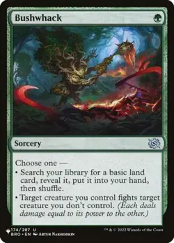 Bushwhack - Near Mint MTG The List - Image 1