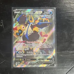 Pokemon Empoleon V Ultra Rare Rapid Strike Full Art Holo Swsh05 146/163 - Image 1