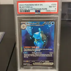The Pokemon Company Blastoise ex 200/165 Special Illustration Rare PSA 8 - Image 1