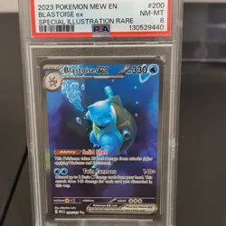 The Pokemon Company Blastoise ex 200/165 Special Illustration Rare PSA 8 - Image 2