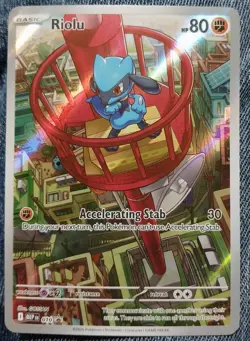 2025 Pokemon MEP Black Star Promos Riolu Full Art #010 - Image 1