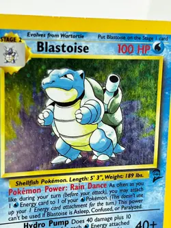 Blastoise 2/130 - Base Set 2 - Holo - Pokemon - HP - Image 2