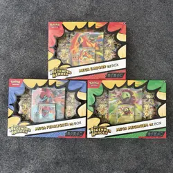 Pokemon TCG: Ascended Heroes Mega Feraligatr Meganium Emboar Ex Box New & Sealed - Image 1