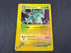 NIDOQUEEN 22/144 POKEMON SKYRIDGE REVERSE HOLO RARE *SEE PICTURES FOR CONDITION* - Image 1