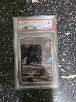 2023 POKEMON SVP EN-SV PROMO 151 ULTRA-PREMIUM COLLECTION #052 MEWTWO PSA 8 - Image 1