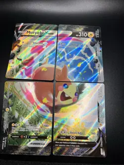 Pokemon TCG Morpeko V-Union SWSH Black Star Promos SWSH287 - SWSH290 Holo Promo - Image 1