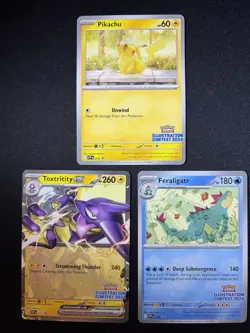 Pokemon Illustration Contest 2024 Feraligatr 213 Pikachu 214 Toxtricity 215. 79 - Image 1