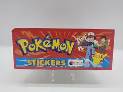 1999 Topps Merlin Pokemon Box, 100 Sticker Packs, 600 Stickers Total Vintage - Image 2