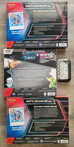 Lot of 4- Mixed Pokemon Boxes - Black Bolt & White Flare + Journey Together - Image 2