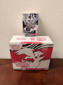 Pokemon White Flare Bundle. 1 ETB’s And 1 Booster Bundle. Sealed, Ships Next Day - Image 1