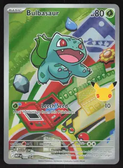 Bulbasaur - 037 037 Holo Promo ME: Mega Evolution Promo Pokemon Near Mint - Image 1