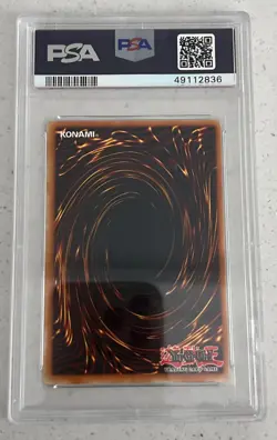 YUGIOH 2002 1st Edition BLUE-EYES WHITE DRAGON AUSTRALIAN LOB-#A001 PSA 8 - Image 2