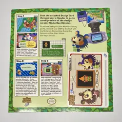 Nintendo Power Animal Crossing Game E Reader NES LINK Design Card Promo 2002 NM - Image 1