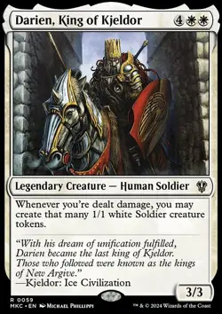 Darien, King of Kjeldor - Non-Foil - MKC - 59 | MTG Card - Image 3