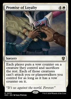 Promise of Loyalty - Non-Foil - MKC - 79 | MTG Card - Image 1
