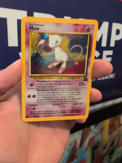 Pokemon Card Mew 9 Black Star Promo Holo A - Image 1