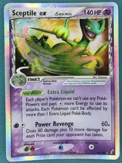 Sceptile EX Holo Rare Crystal Guardians 96/100 Delta Species HP Pokemon Card - Image 1