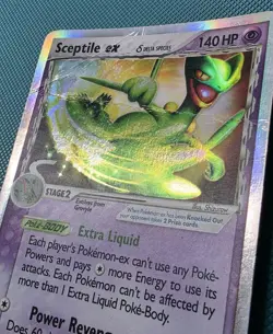 Sceptile EX Holo Rare Crystal Guardians 96/100 Delta Species HP Pokemon Card - Image 2