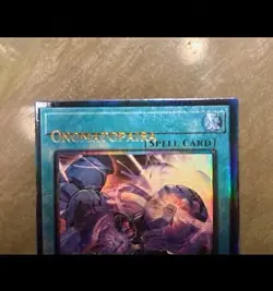 !MISPRINT! CR Onomatopaira Spell Card Quarter Century Stampede RA04-EN089 - Image 2