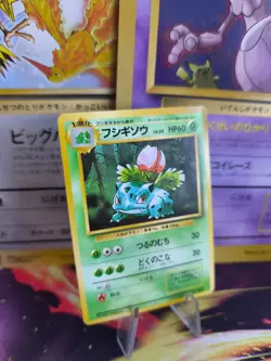 Pokemon Kart Card Base expansion set no rarity Wotc japanese Ivysaur Bisknosp NM - Image 1