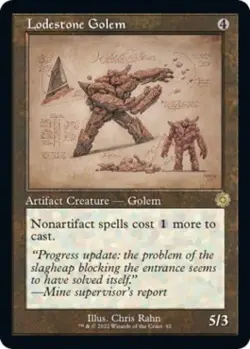Lodestone Golem (Schematic) - Near Mint MTG - Image 1