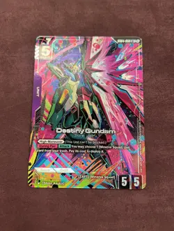 Gundam Card Game GD04-050 Destiny Gundam LR+ - Image 1
