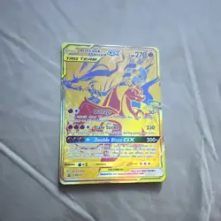 Pokemon TCG Reshiram & Charizard GX Promo SM247 TAG TEAM Holo 270HP Card - Image 1