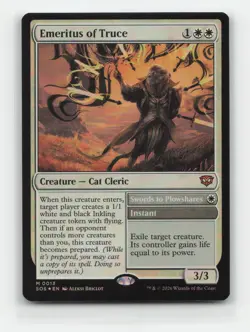Emeritus of Truce 13 FOIL SOS Secrets of Strixhaven Magic MTG NM - Image 1