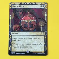 Sign in Blood | R | 32 | Strixhaven: Mystical Archives | Magic: The Gathering - Image 1