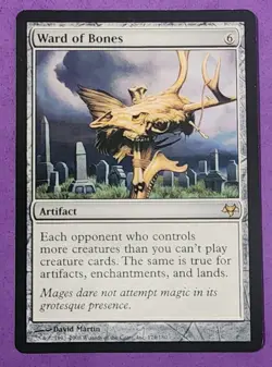 MTG Magic The Gathering - Ward of Bones - Eventide NM - Image 1
