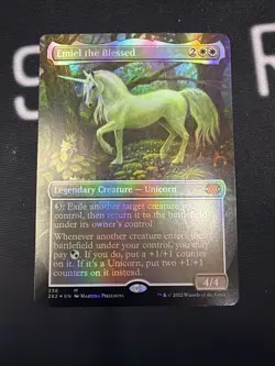 Emiel the Blessed (Borderless) Double Masters 2022 Foil - Image 1