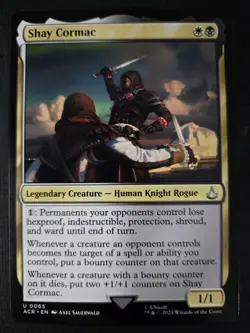 Shay Cormac NM Universes Beyond: Assassin's Creed MTG FREE SHIPPING - Image 1