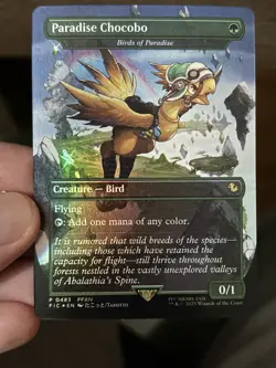 Paradise Chocobo - Birds of Paradise (Borderless) Commander: Final Fantasy Foil - Image 1